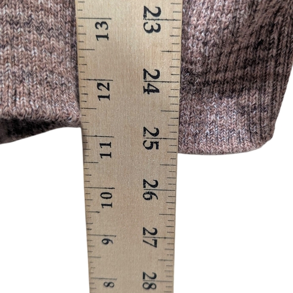 Prana Women's Cloud Blush Deep V Back Coronet Sweater Travel Slouchy (M) - Picture 8 of 8